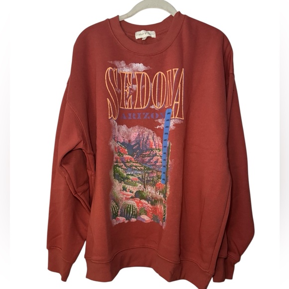 Tops - State Of Mine Women's Destinations Sedona Sweatshirt Size L